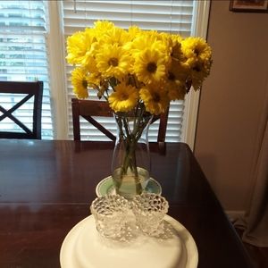 PartyLite Crystal Bubble Crystal Candle Holder Set of 2 NEW - NO BOX